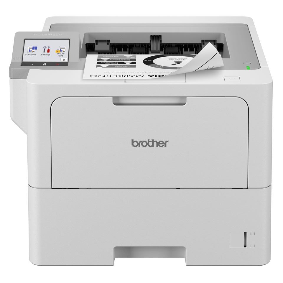 Imprimante laser monochrome Brother HL-L6410DN, A4, 50 ppm, recto verso, Ethernet, Wi-Fi en option