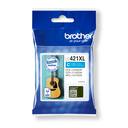 Brother Tintenpatrone LC-421XLC / LC421XLC Cyan XL, 500 Seiten