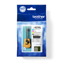 Brother Tinten-Multipack LC-421XLVAL / LC421XLVAL, 4 Farben XL, 500 Seiten