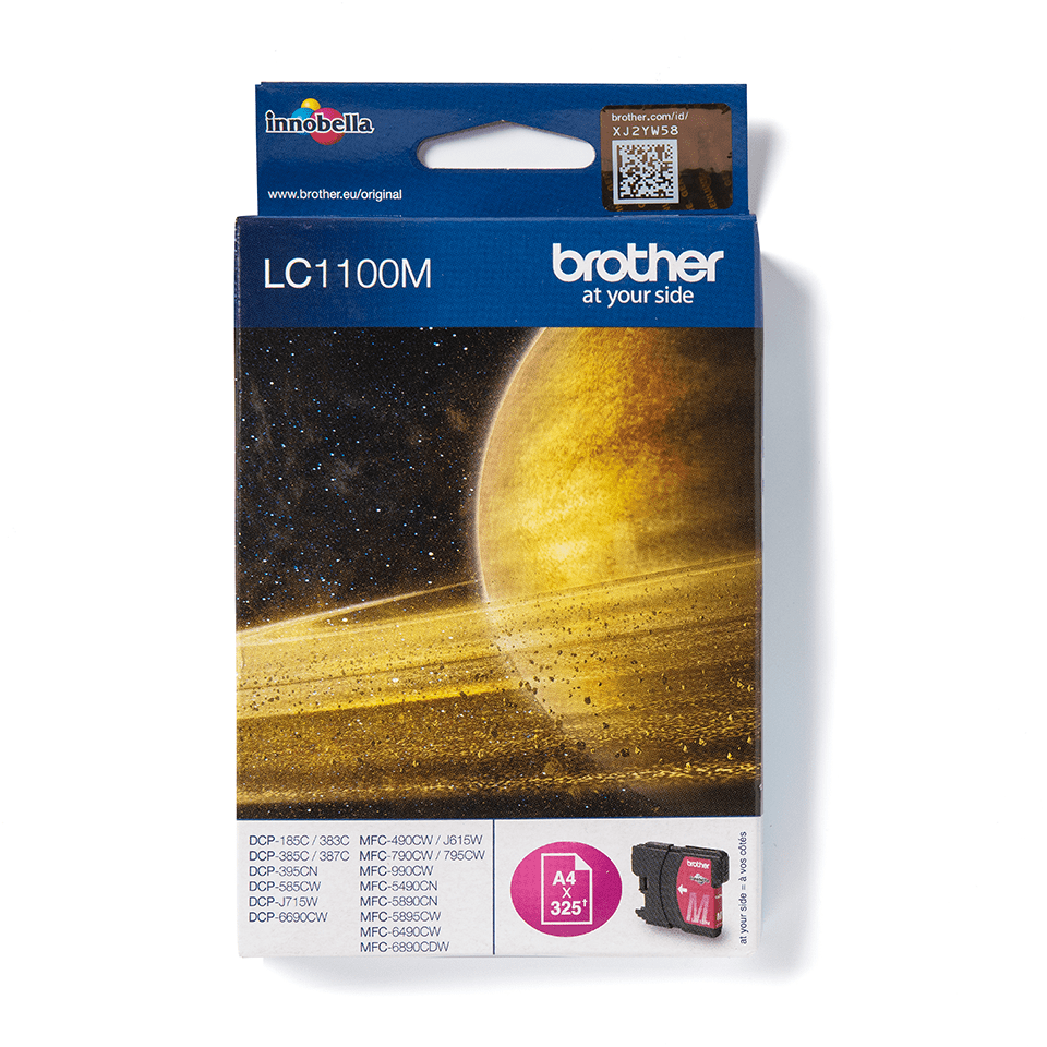 Brother Tintenpatrone LC-1100M / LC1100M Magenta, 325 Seiten