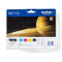 Brother Tinten-Multipack LC-1100VALBP / LC1100VALBP, 4 Farben, 325 Seiten