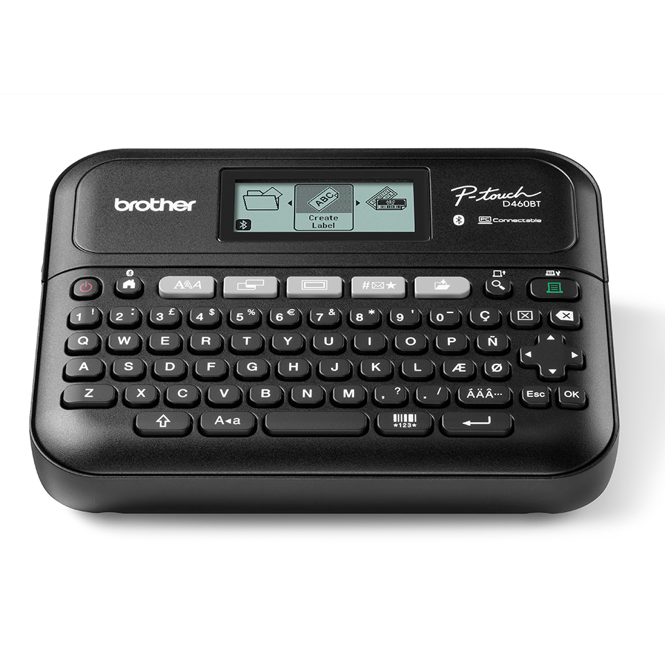 Étiqueteuse Brother PT-D460BTVP, support jusqu’à 18 mm, Bluetooth, USB
