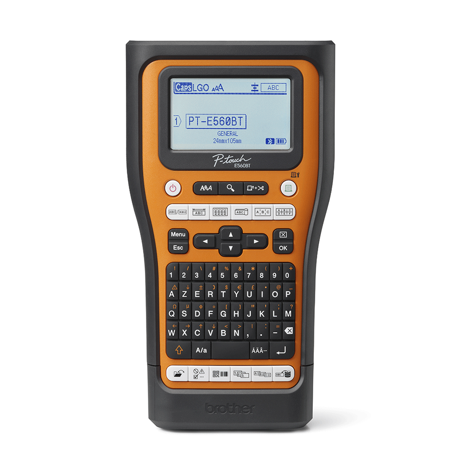 [PTE560BTVPYP1] Brother PT-E560BTVP Beschriftungsgerät, bis 24 mm, Bluetooth, USB