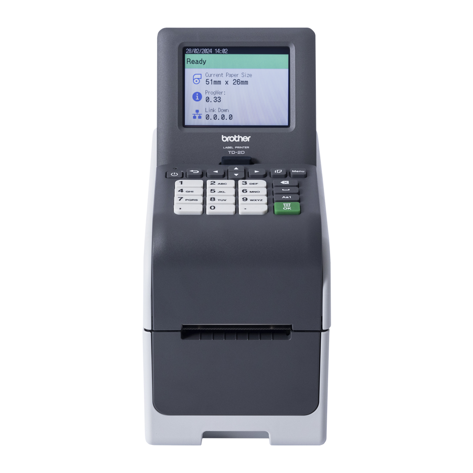 Brother TD-2320DSA203 Etikettendrucker, bis 59 mm, Netzwerk, USB