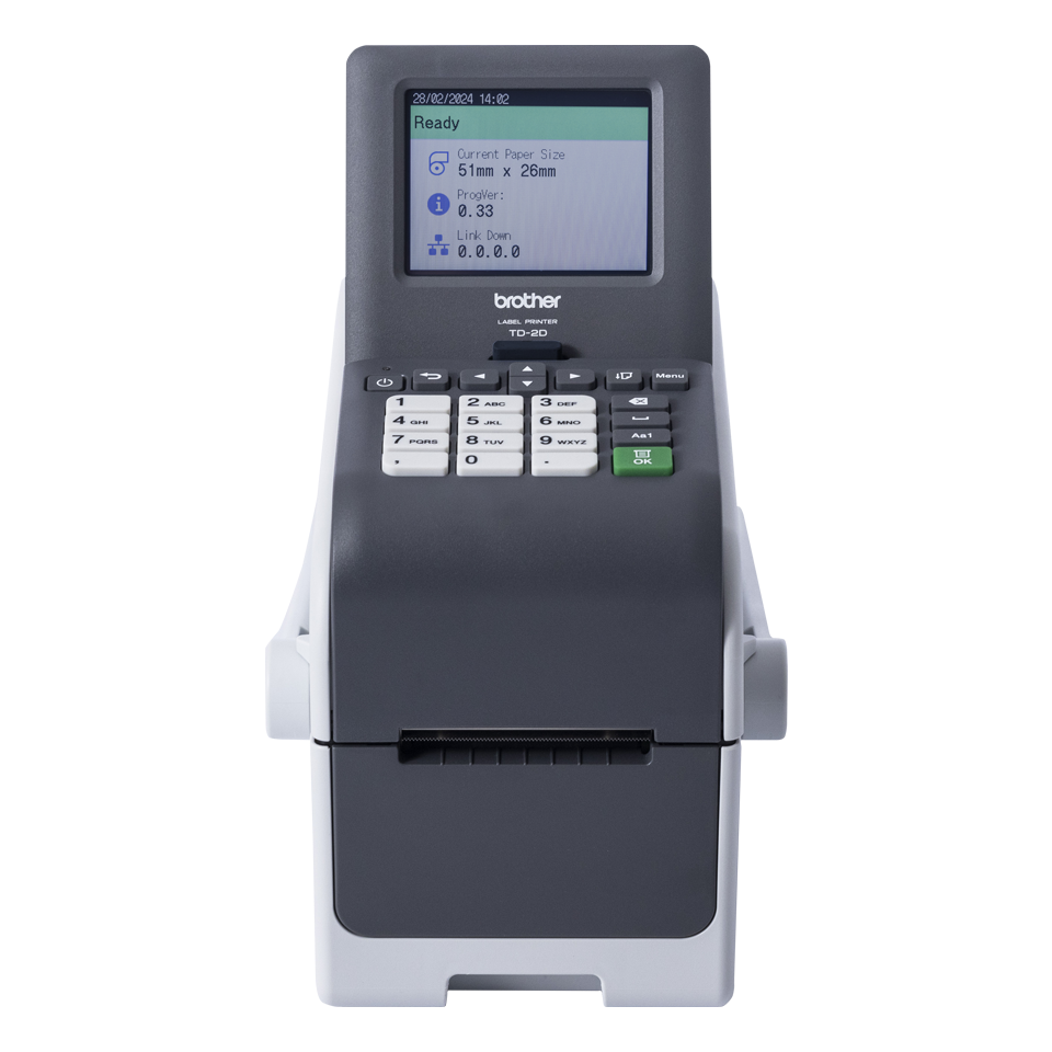 [TD2350DSAH300Z1] Imprimante d'étiquettes Brother TD-2350DSAH300, support jusqu’à 63 mm, Bluetooth, Wi-Fi