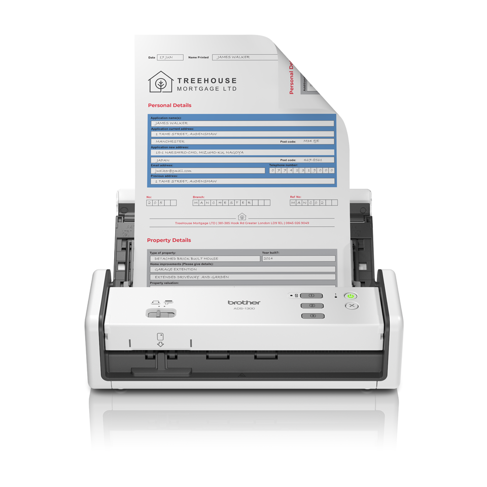 [ADS1300UN1] Scanner de documents Brother ADS-1300, A4, 30 ppm, recto verso