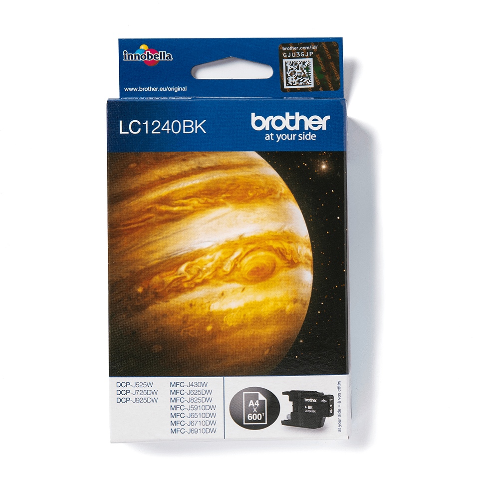 [LC1240BK] Brother LC-1240BK / LC1240BK black ink cartridge XL, 600 pages
