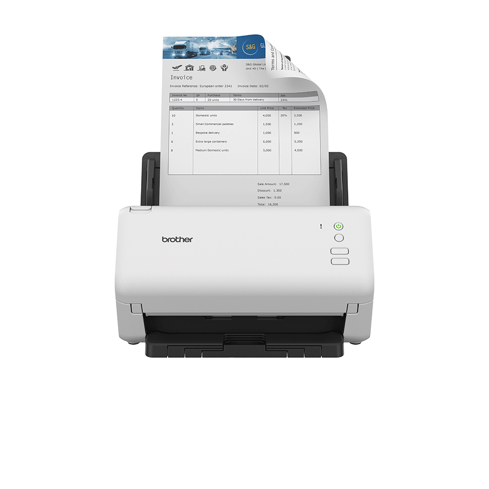 [ADS4100RE1] Brother ADS-4100 document scanner, A4, 35 ppm, duplex