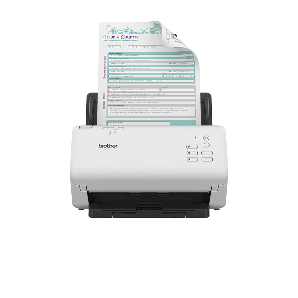 [ADS4300NRE1] Brother ADS-4300N document scanner, A4, 40 ppm, duplex