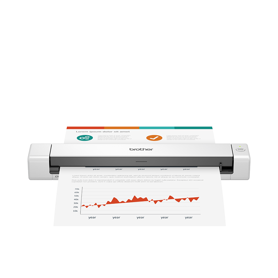 [DS640TJ1] Brother DS-640 Mobiler Scanner, A4, 15 S./Min.