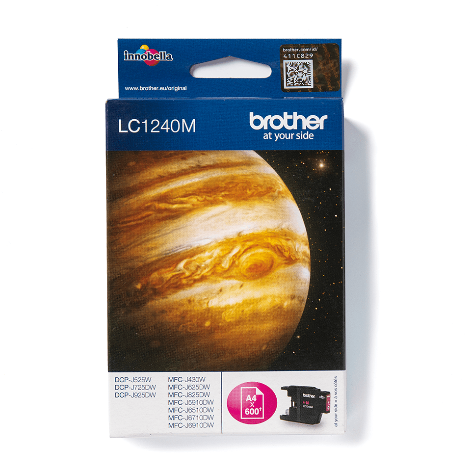 [LC1240M] Brother LC-1240M / LC1240M magenta ink cartridge XL, 600 pages