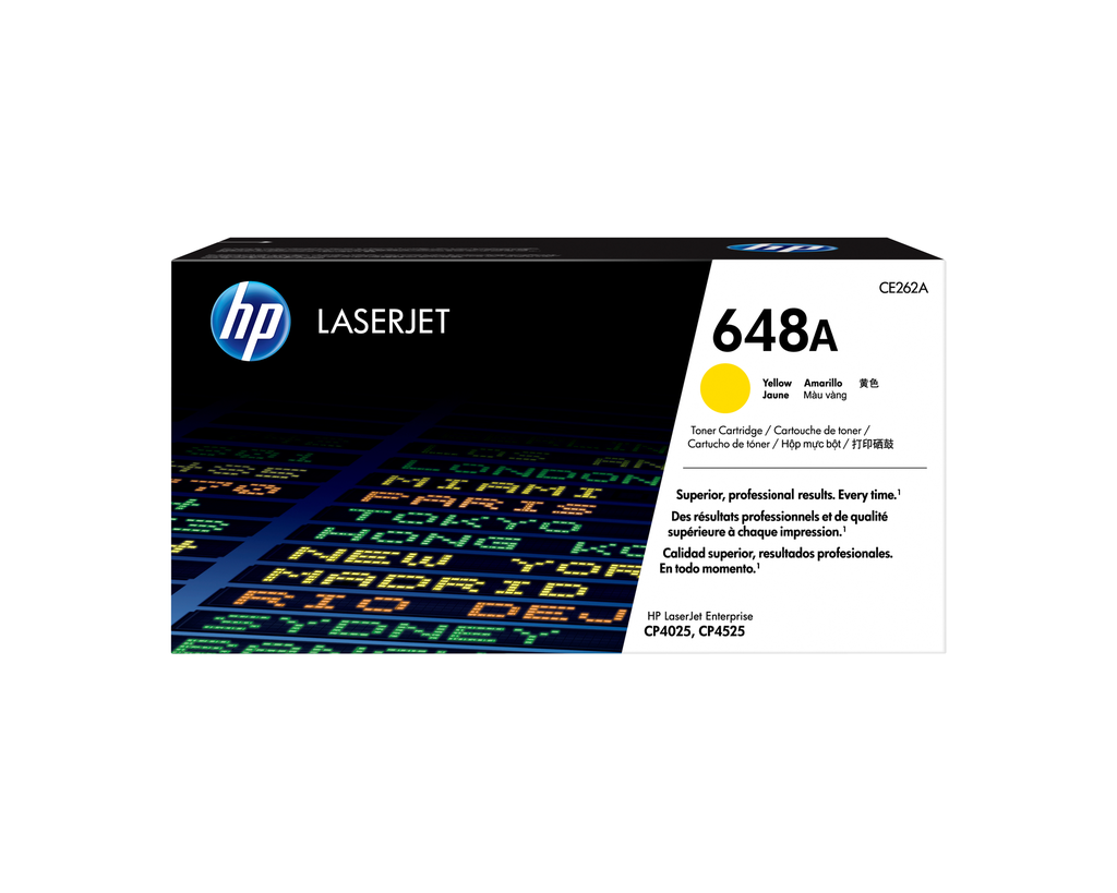 Toner HP 648A / CE262A Gelb, 11.000 Seiten