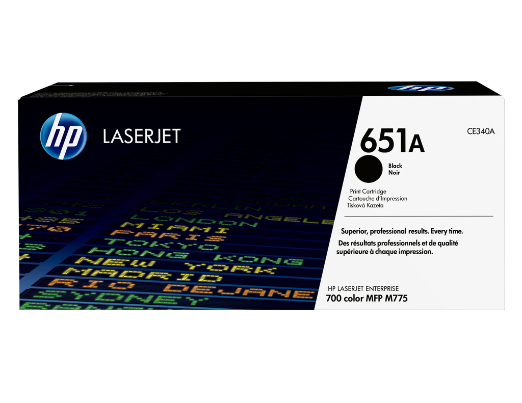 Toner HP 651A / CE340A noir, 13 500 pages