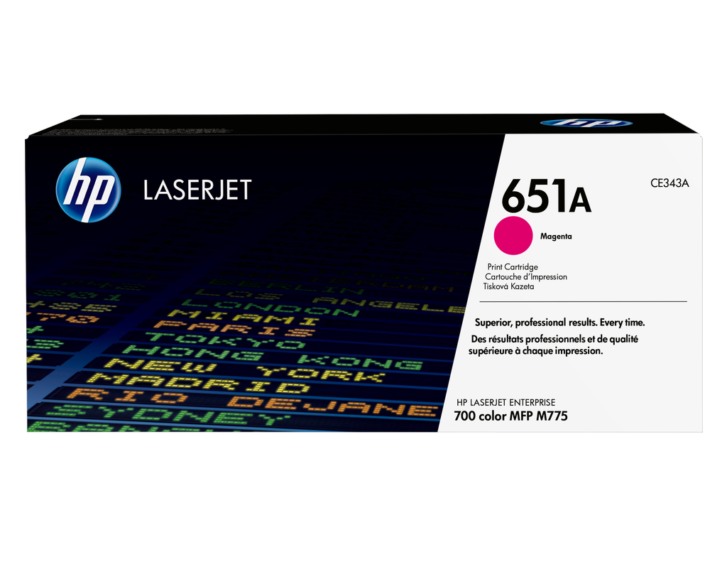 HP 651A / CE343A magenta toner, 16,000 pages