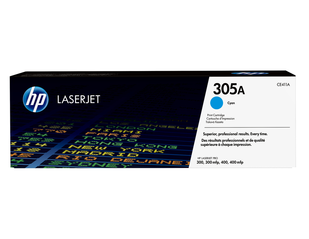Toner HP 305A / CE411A Cyan, 2.600 Seiten
