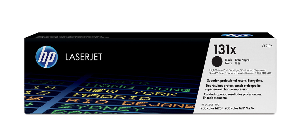 Toner HP 131X / CF210X Schwarz XL, 2.400 Seiten