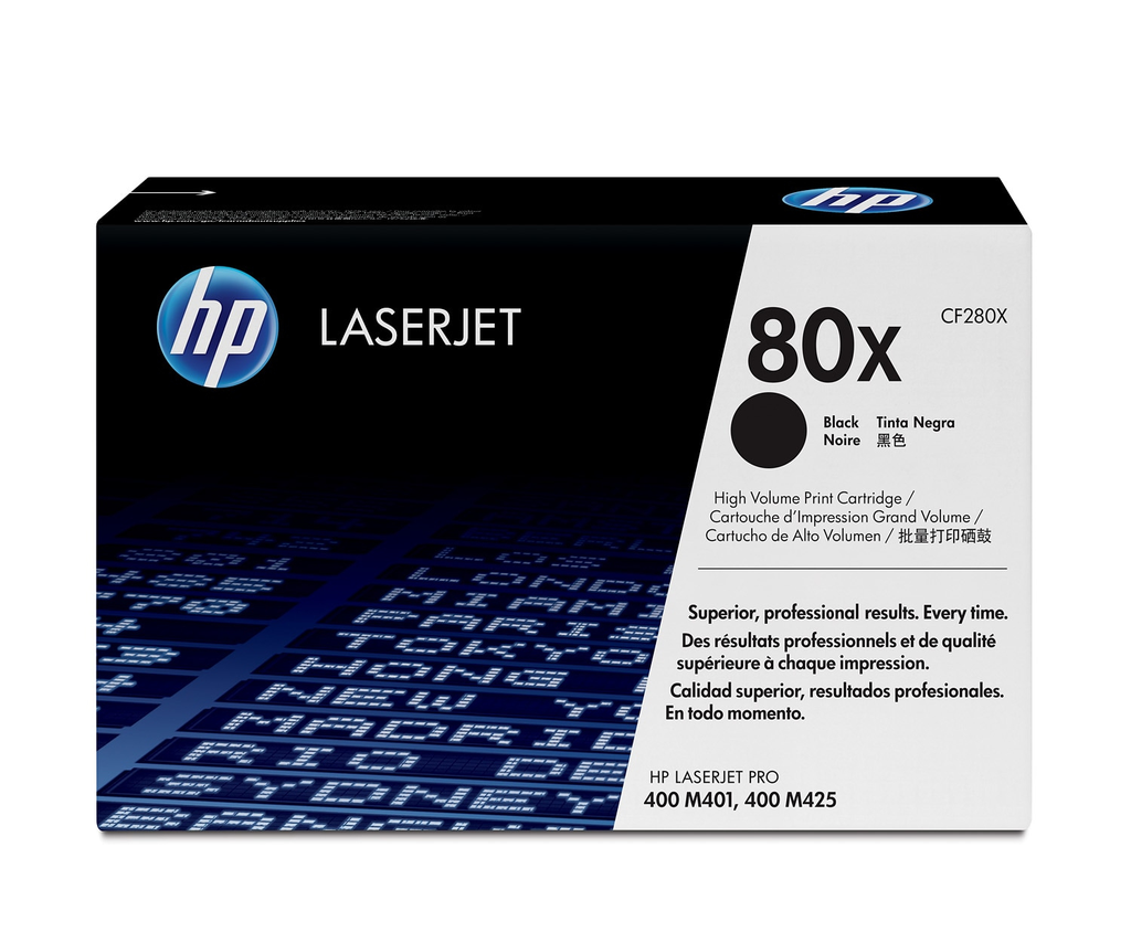 HP 80X / CF280X black XL toner, 6,900 pages