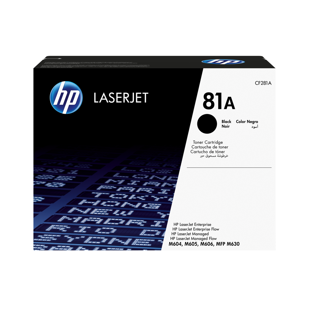 Toner HP 81A / CF281A Schwarz, 10.500 Seiten