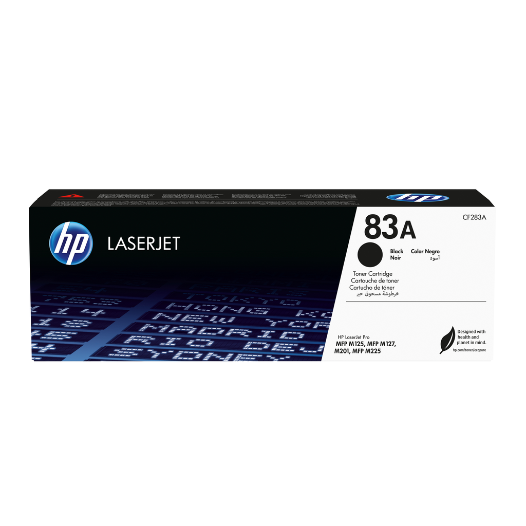 HP 83A / CF283A black toner, 1,500 pages