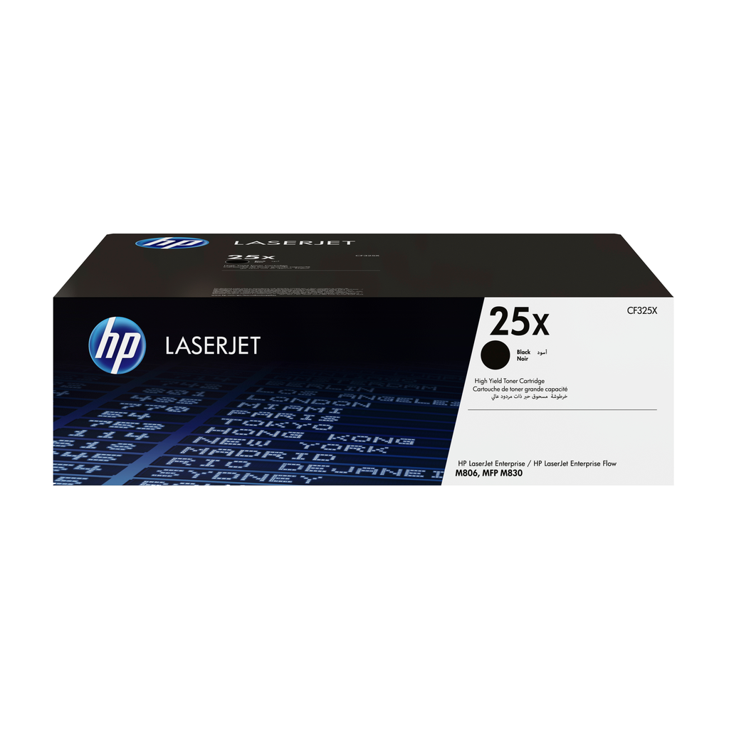 HP 25X / CF325X black XL toner, 34,500 pages