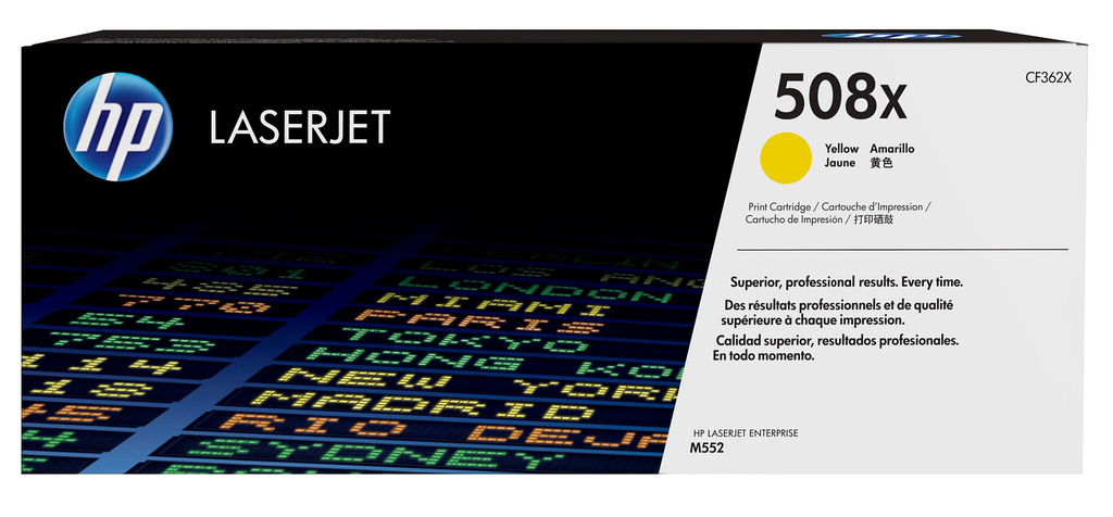 Toner HP 508X / CF362X Gelb XL, 9.500 Seiten