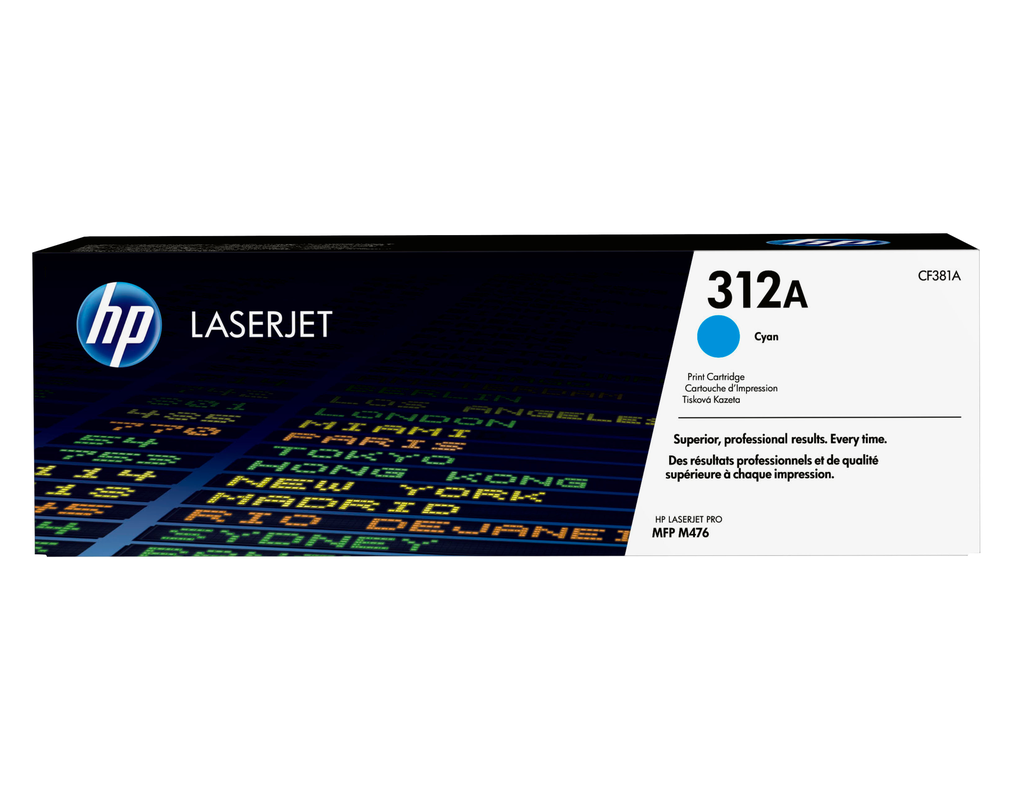 HP 312A / CF381A cyan toner, 2,700 pages
