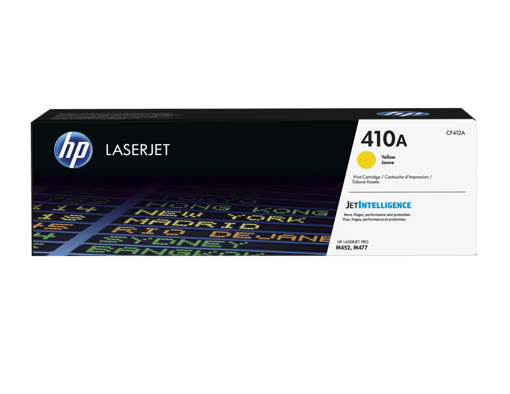 Toner HP 410A / CF412A jaune, 2 300 pages