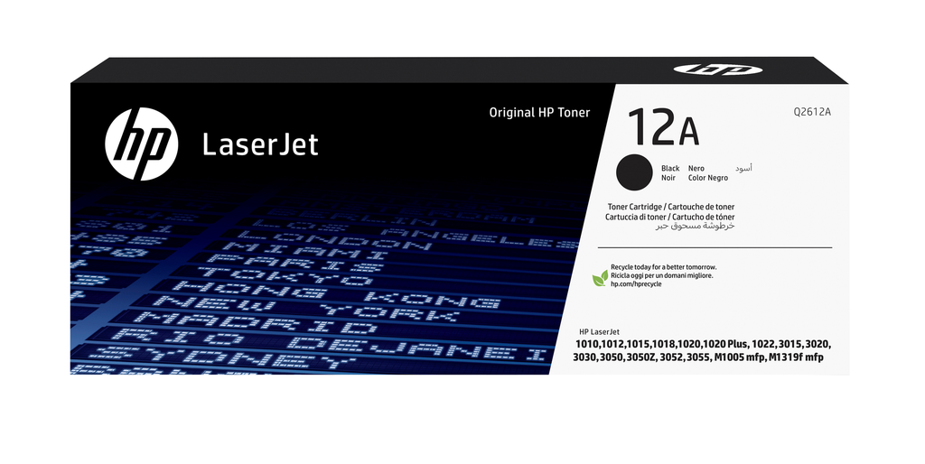 Toner HP 12A / Q2612A Schwarz, 2.000 Seiten