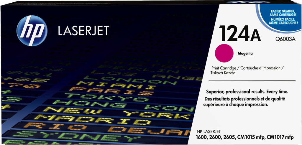 Toner HP 124A / Q6003A Magenta, 2.000 Seiten