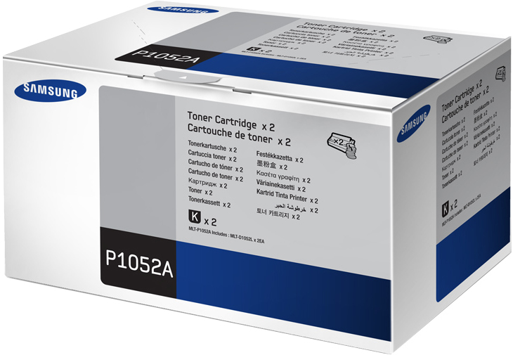 [SV115A] Pack de 2 toners HP MLT-P1052A / SV115A noir, 2 x 5 000 pages
