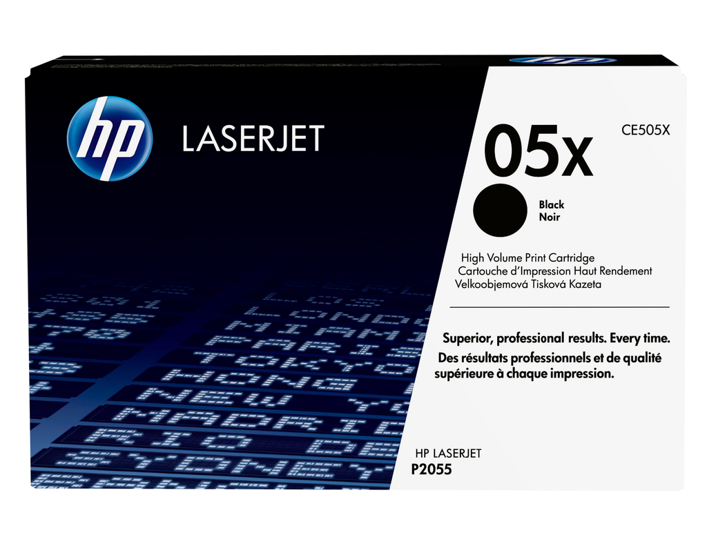 HP 05X / CE505X black XL toner, 6,500 pages