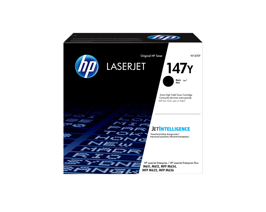 HP 147Y / W1470Y black XL toner, 42,000 pages