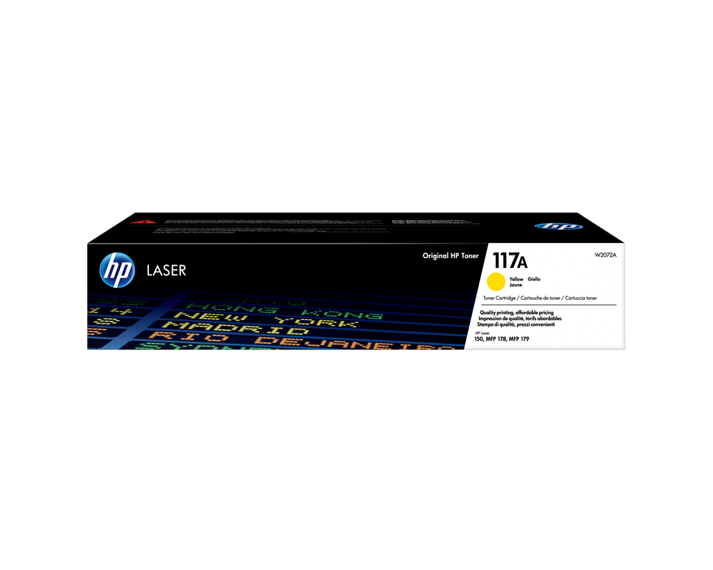 Toner HP 117A / W2072A jaune, 700 pages