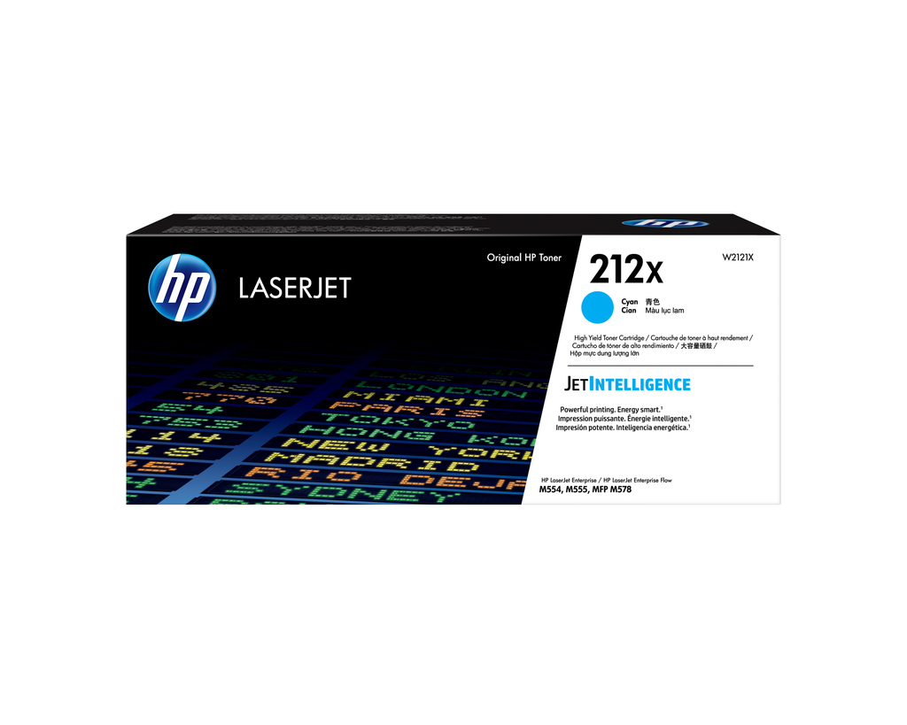Toner HP 212X / W2121X Cyan XL, 10.000 Seiten