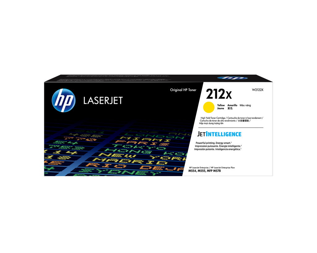 HP 212X / W2122X yellow XL toner, 10,000 pages