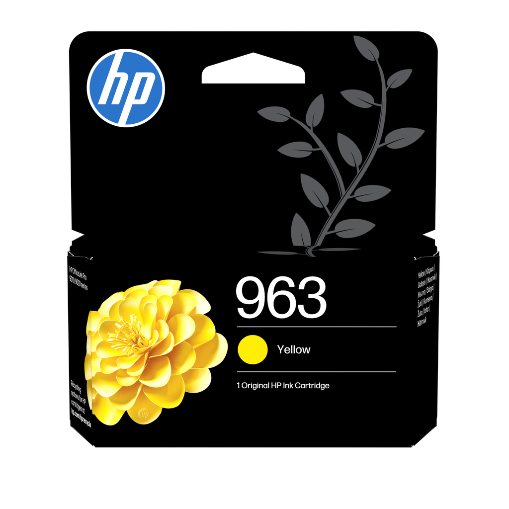 HP 963 / 3JA25AE yellow ink cartridge, 700 pages