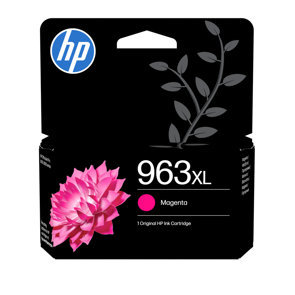 HP 963XL / 3JA28AE magenta XL ink cartridge, 1,600 pages