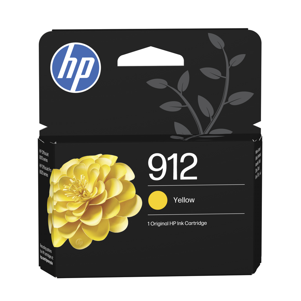 HP 912 / 3YL79AE yellow ink cartridge, 315 pages