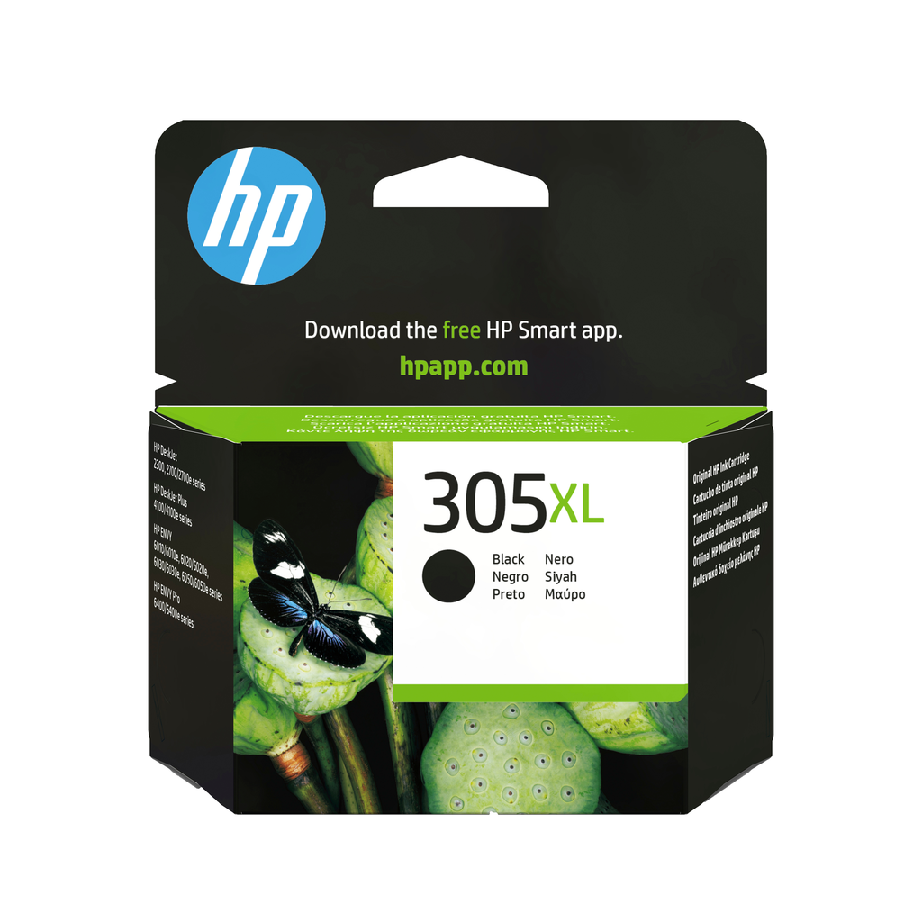 Tintenpatrone HP 305XL / 3YM62AE Schwarz XL, 300 Seiten