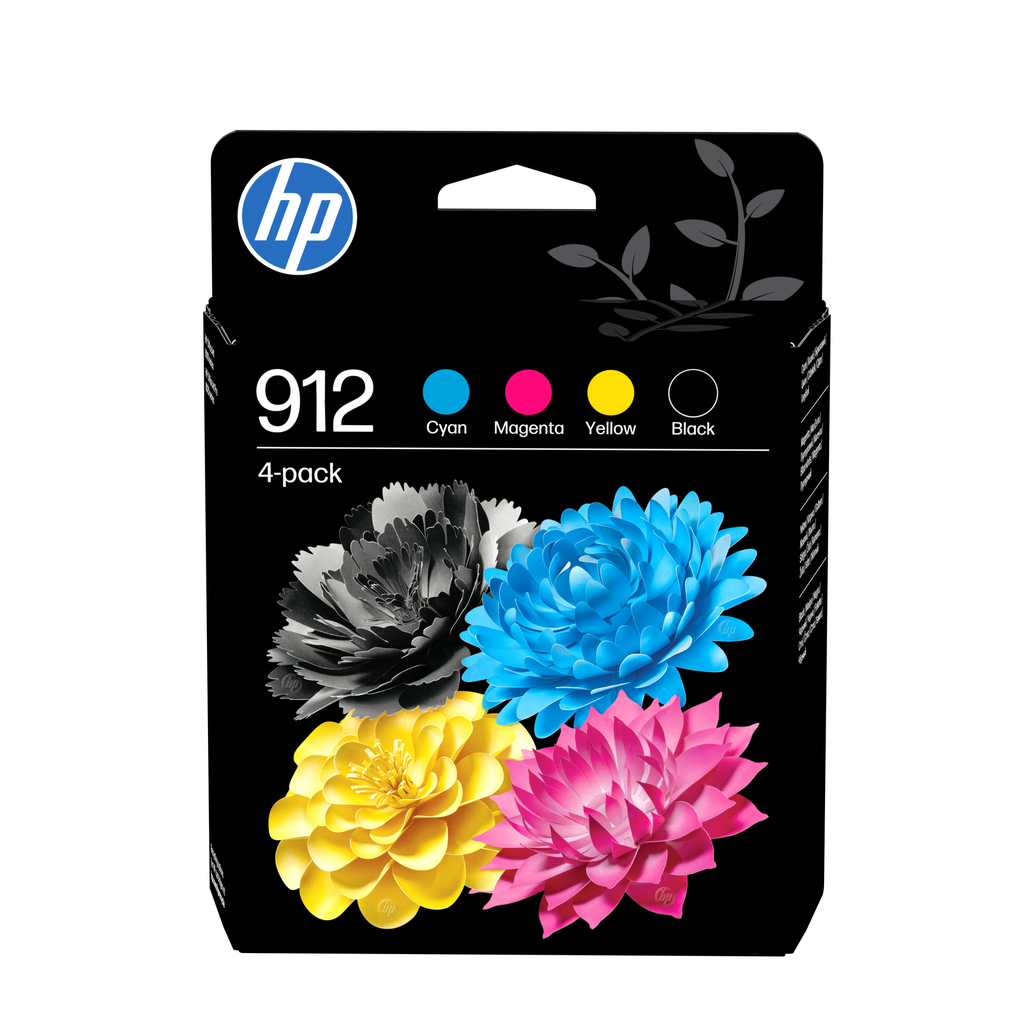 Pack HP 912 / 6ZC74AE 4 couleurs, 250 pages