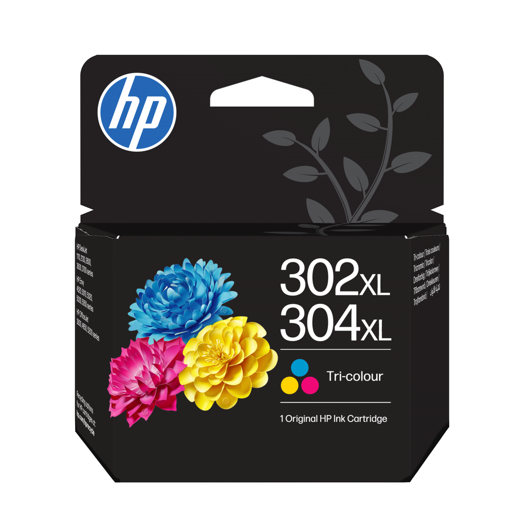 Tintenpatrone HP 302XL / B7RT8AE Dreifarbig XL, 100 Seiten