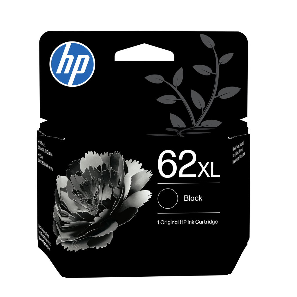 Tintenpatrone HP 62 / C2P04AE Schwarz, 200 Seiten