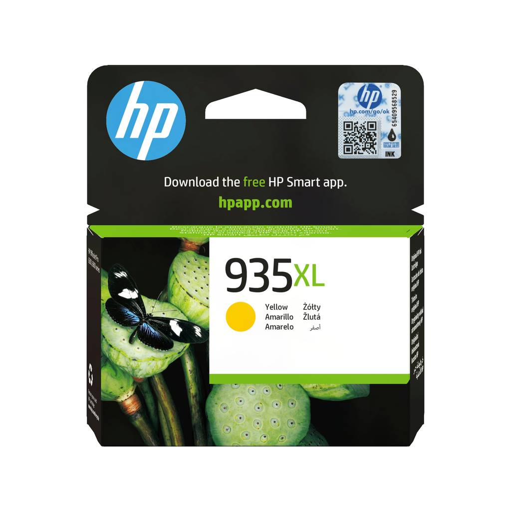 Cartouche d'encre HP 935XL / C2P26AE jaune XL, 825 pages