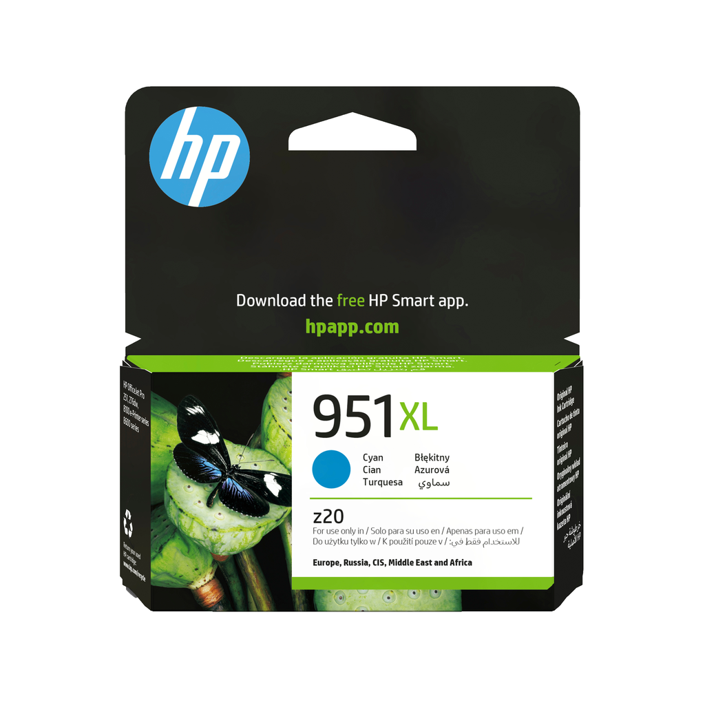 Tintenpatrone HP 951XL / CN046AE Cyan XL, 1.500 Seiten
