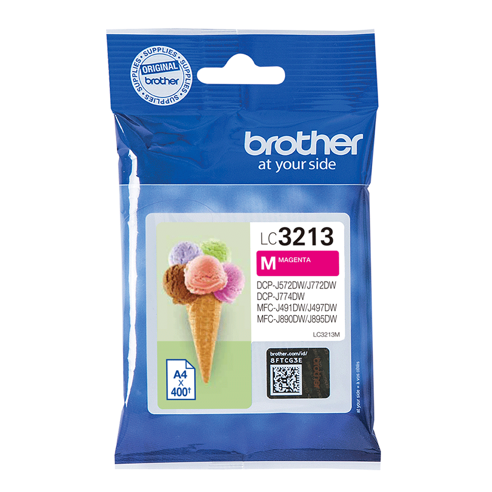 [LC3213M] Brother Tintenpatrone LC-3213M / LC3213M Magenta XL, 400 Seiten