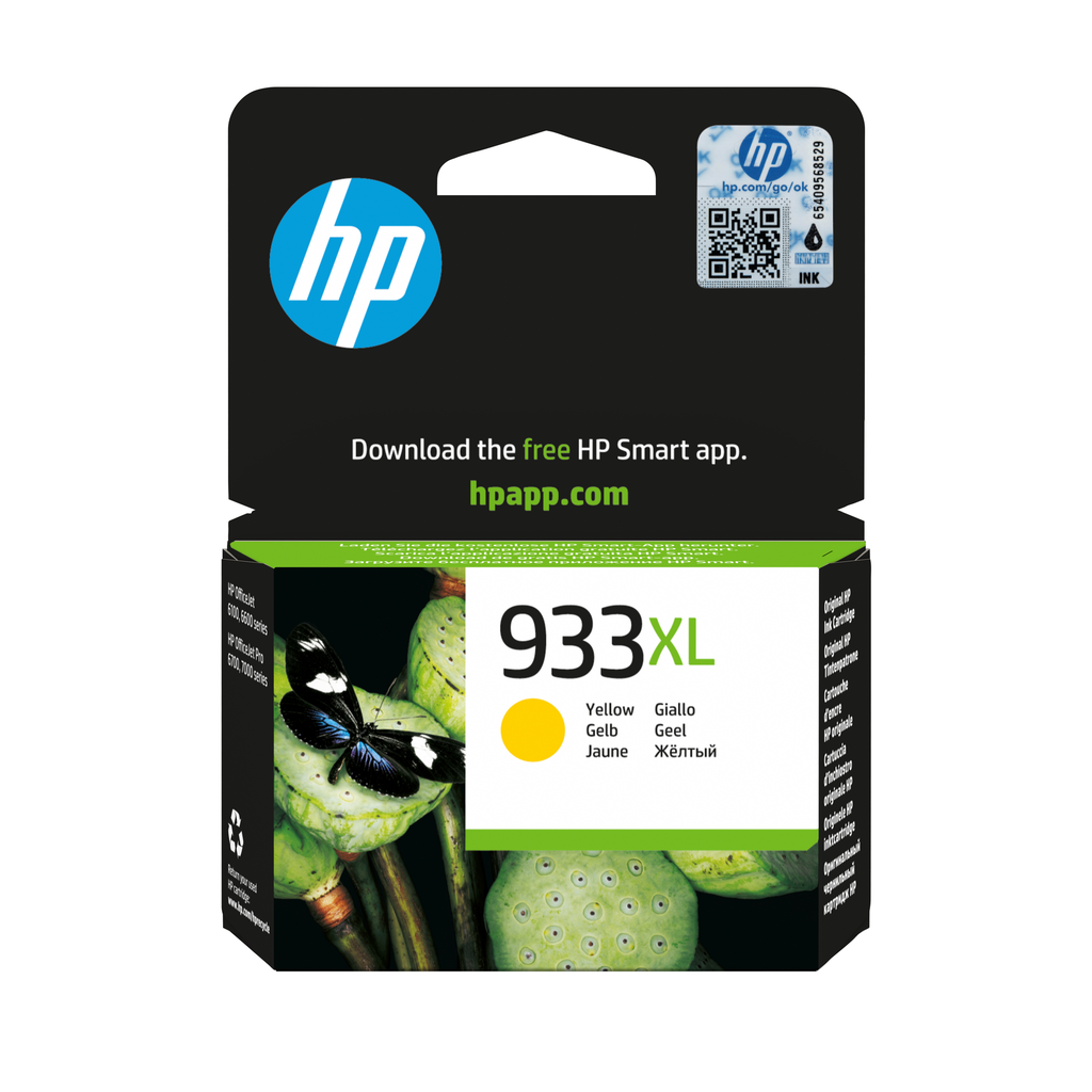 HP 933XL / CN056AE yellow XL ink cartridge, 825 pages