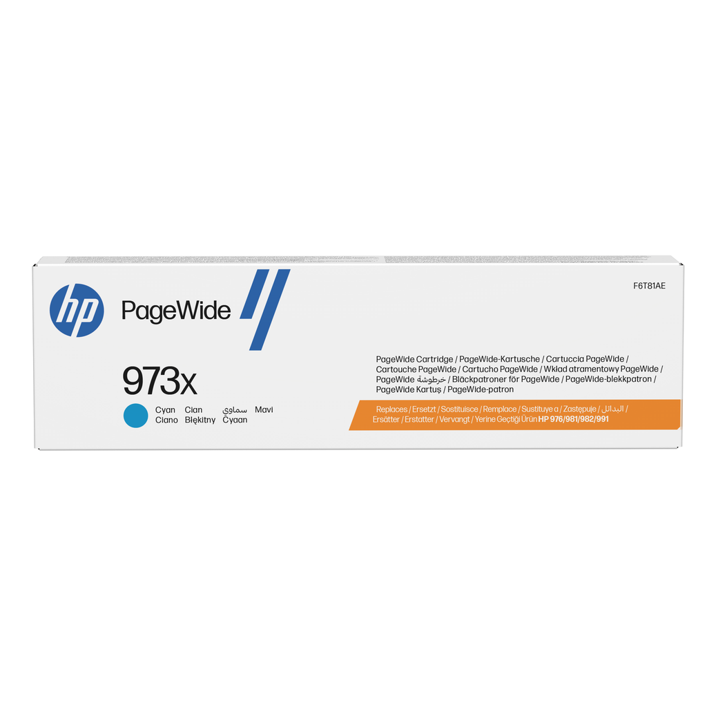 Tintenpatrone HP 973X / F6T81AE Cyan XL, 7.000 Seiten