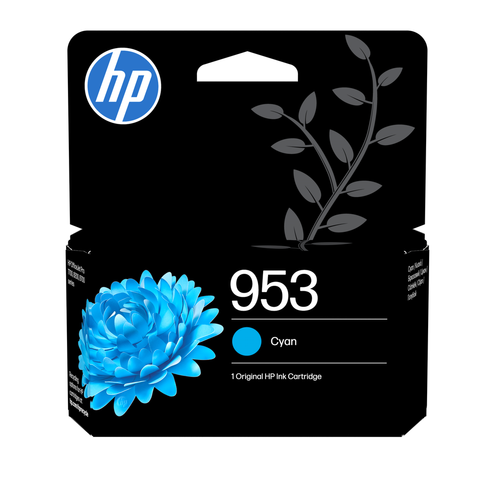 Tintenpatrone HP 953 / F6U12AE Cyan, 630 Seiten