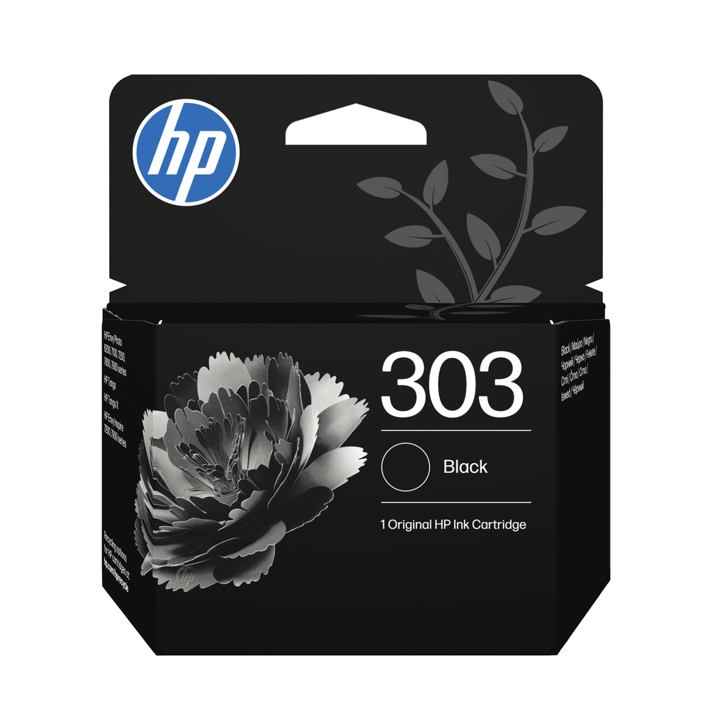 [T6N02AE] Tintenpatrone HP 303 / T6N02AE Schwarz, 200 Seiten