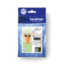 Pack cartouches d'encre Brother LC-3217VAL / LC3217VAL, 4 couleurs, 550 pages